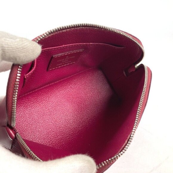 LOUIS VUITTON M40641 Epi Pochette Makeup pouch Cosmetic Pouch Fuchsia Pink Based - Picture 9 of 15